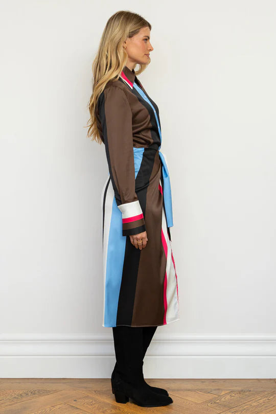 The Talita Shirtdress - All Sort Stripe