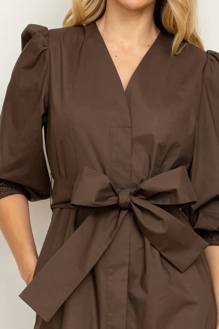 The Verity Dress - Chocolate